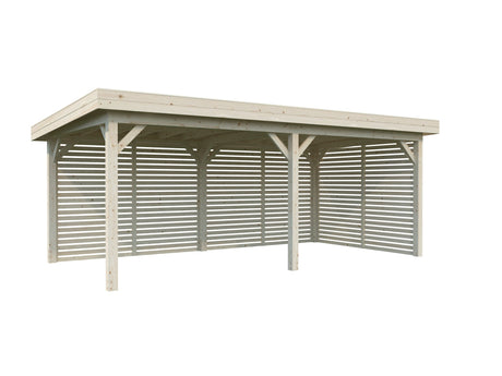 Lenna 16.6m2 Set 309 (5.88x3m) Lamekatusega suur paviljon võreseintega
