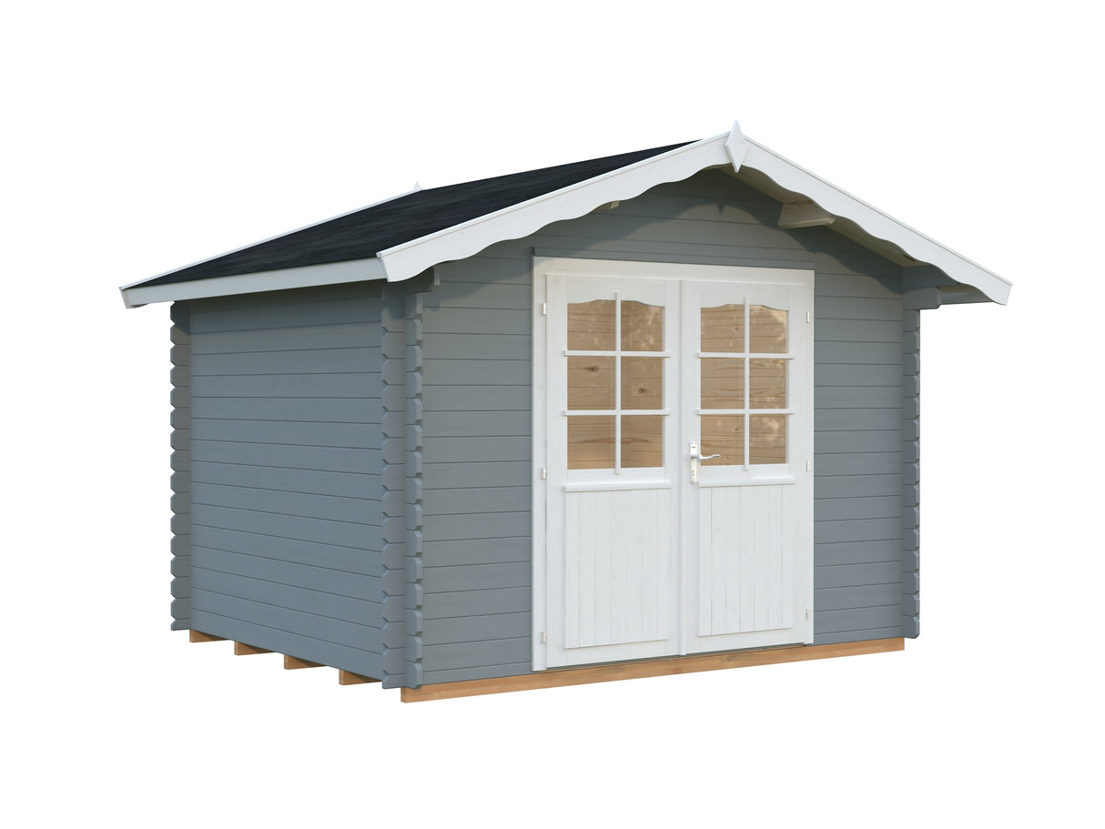 Vivian 6.9m2 (3x2.4m | 28mm) Kompaktne freespruss-aiamaja