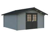 Lotta 13.9m2 (3.8x3.8m | 34mm) Traditsiooniline freespruss-aiamaja