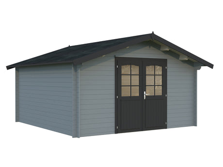 Lotta 13.9m2 (3.8x3.8m | 34mm) Traditsiooniline freespruss-aiamaja