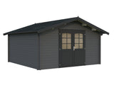 Lotta 13.9m2 (3.8x3.8m | 34mm) Traditsiooniline freespruss-aiamaja
