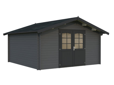 Lotta 13.9m2 (3.8x3.8m | 34mm) Traditsiooniline freespruss-aiamaja