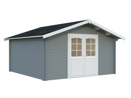 Lotta 13.9m2 (3.8x3.8m | 34mm) Traditsiooniline freespruss-aiamaja