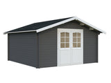 Lotta 13.9m2 (3.8x3.8m | 34mm) Traditsiooniline freespruss-aiamaja