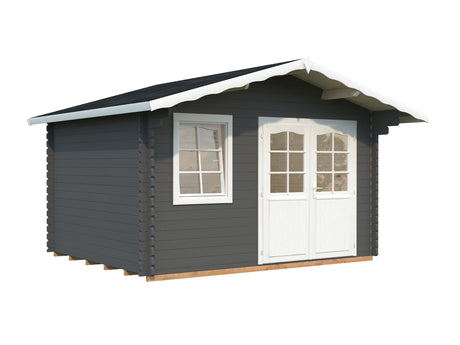 Emma 10.4m2 (3.6x3m | 34mm) Alpi stiilis freespruss-aiamaja