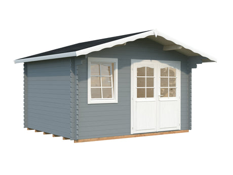 Emma 10.4m2 (3.6x3m | 34mm) Alpi stiilis freespruss-aiamaja