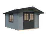 Sally 10.2m2 (3x3.6m | 44mm) Kompaktne traditsiooniline freespruss-aiamaja