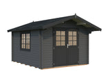 Sally 10.2m2 (3x3.6m | 44mm) Kompaktne traditsiooniline freespruss-aiamaja