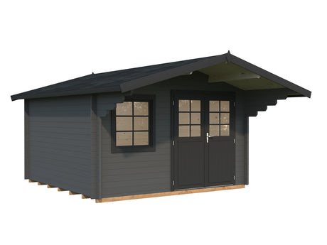 Sally 12.3m2 (3.6x3.6m | 44mm) Traditsiooniline freespruss-aiamaja