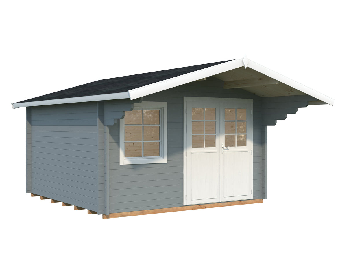 Sally 12.3m2 (3.6x3.6m | 44mm) Traditsiooniline freespruss-aiamaja