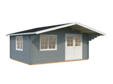 Sally 19.1m2 (5.1x3.9m | 44mm) Suur põhjamaises stiilis freespruss-aiamaja