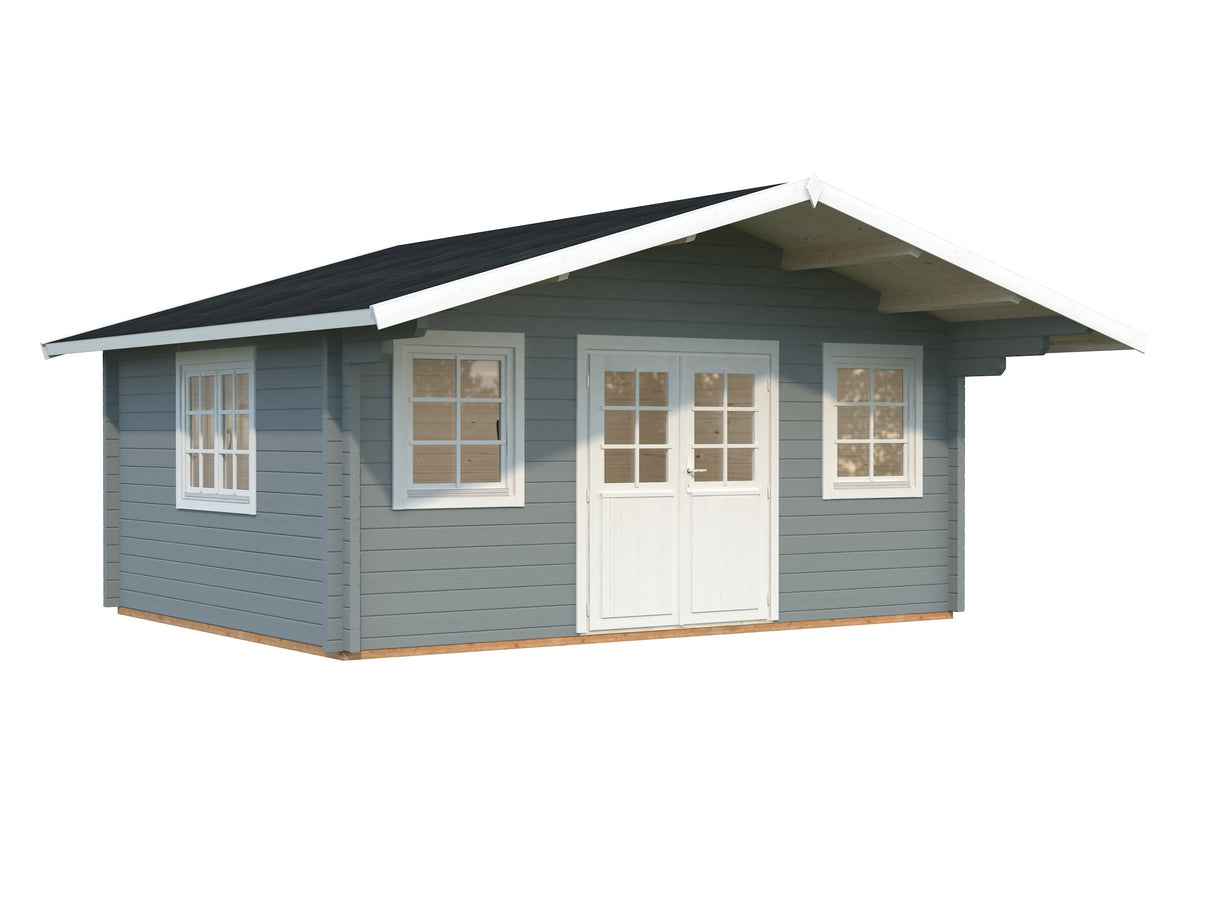 Helena 18.6m2 (5.1x3.9m | 70mm) Traditsiooniline freespruss-aiamaja