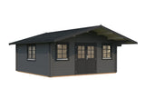 Helena 24.6m2 (5.1x5.1m | 70mm) Traditsiooniline freespruss-aiamaja