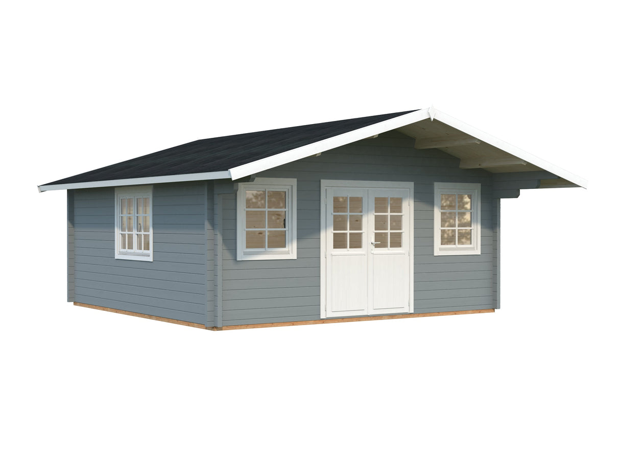 Helena 24.6m2 (5.1x5.1m | 70mm) Traditsiooniline freespruss-aiamaja