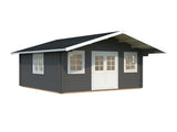Helena 24.6m2 (5.1x5.1m | 70mm) Traditsiooniline freespruss-aiamaja