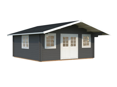 Helena 24.6m2 (5.1x5.1m | 70mm) Traditsiooniline freespruss-aiamaja