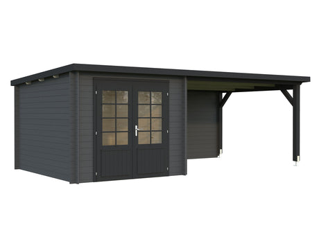 Ella 6.9+10m2 (5.9x3m | 28mm) Varikatusega aiakuur