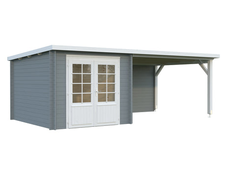 Ella 6.9+10m2 (5.9x3m | 28mm) Varikatusega aiakuur