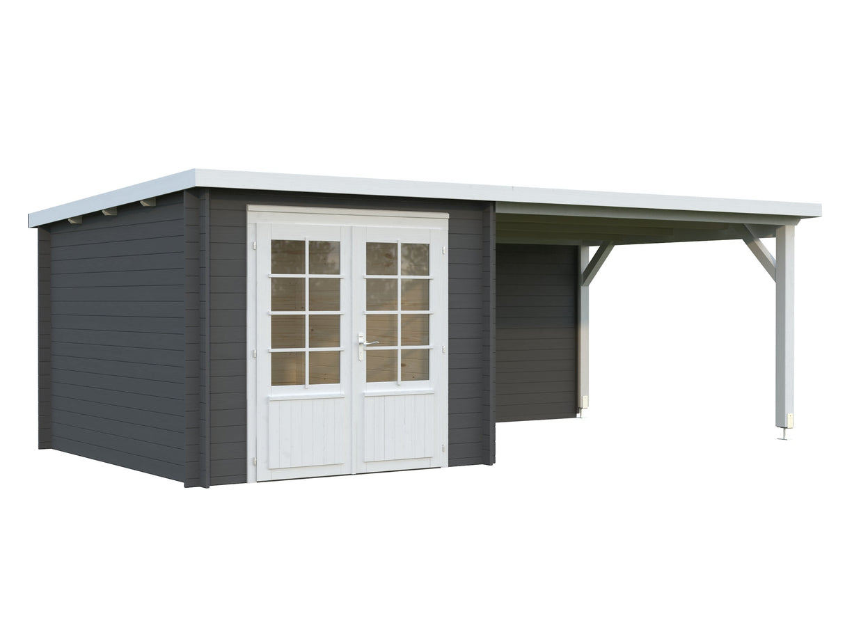 Ella 6.9+10m2 (5.9x3m | 28mm) Varikatusega aiakuur