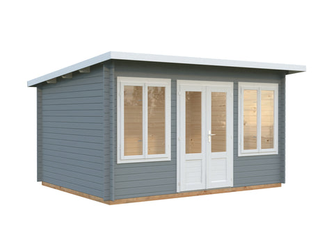 Lisa 11.5m2 (4x3m | 34mm) Lamekatusega freespruss-aiamaja