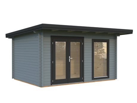 Heidi 11.7m2 (4.1x3m | 44mm) Kaldkatusega freespruss-aiamaja