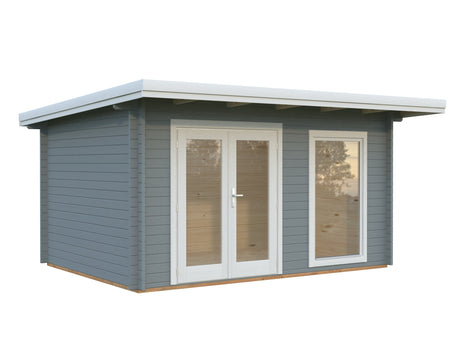 Heidi 11.7m2 (4.1x3m | 44mm) Kaldkatusega freespruss-aiamaja
