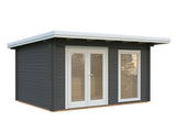 Heidi 11.7m2 (4.1x3m | 44mm) Kaldkatusega freespruss-aiamaja