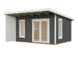 Grace 14.5m2 (4.4x3.5m | 56mm) Liimpuitelementidest aiamaja
