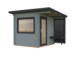 Sanna 4.1m2 (2.1x2.1m | 44mm) Kompaktne saunamajake