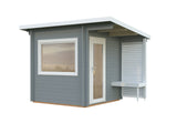 Sanna 4.1m2 (2.1x2.1m | 44mm) Kompaktne saunamajake
