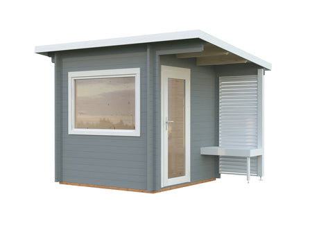Sanna 4.1m2 (2.1x2.1m | 44mm) Kompaktne saunamajake