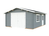 Roger 23.9m2 (4.5x5.5m | 44mm) Sektsioonuksega freespruss-garaaž