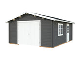 Roger 23.9m2 (4.5x5.5m | 44mm) Sektsioonuksega freespruss-garaaž