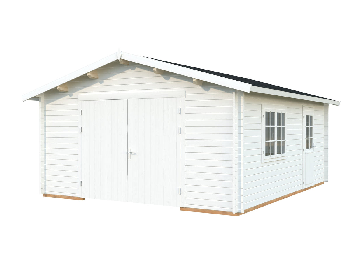 Roger 23.9m2 (4.5x5.5m | 44mm) Sektsioonuksega freespruss-garaaž