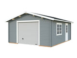 Roger 23.9m2 (4.5x5.5m | 44mm) Sektsioonuksega freespruss-garaaž