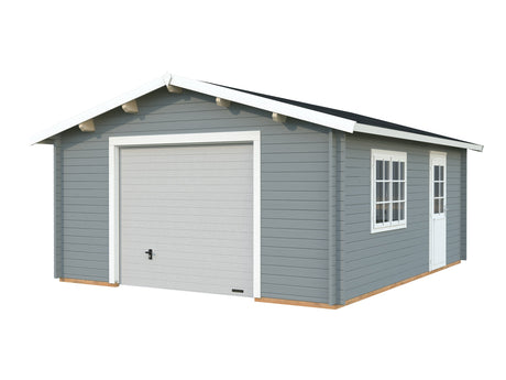 Roger 23.9m2 (4.5x5.5m | 44mm) Sektsioonuksega freespruss-garaaž