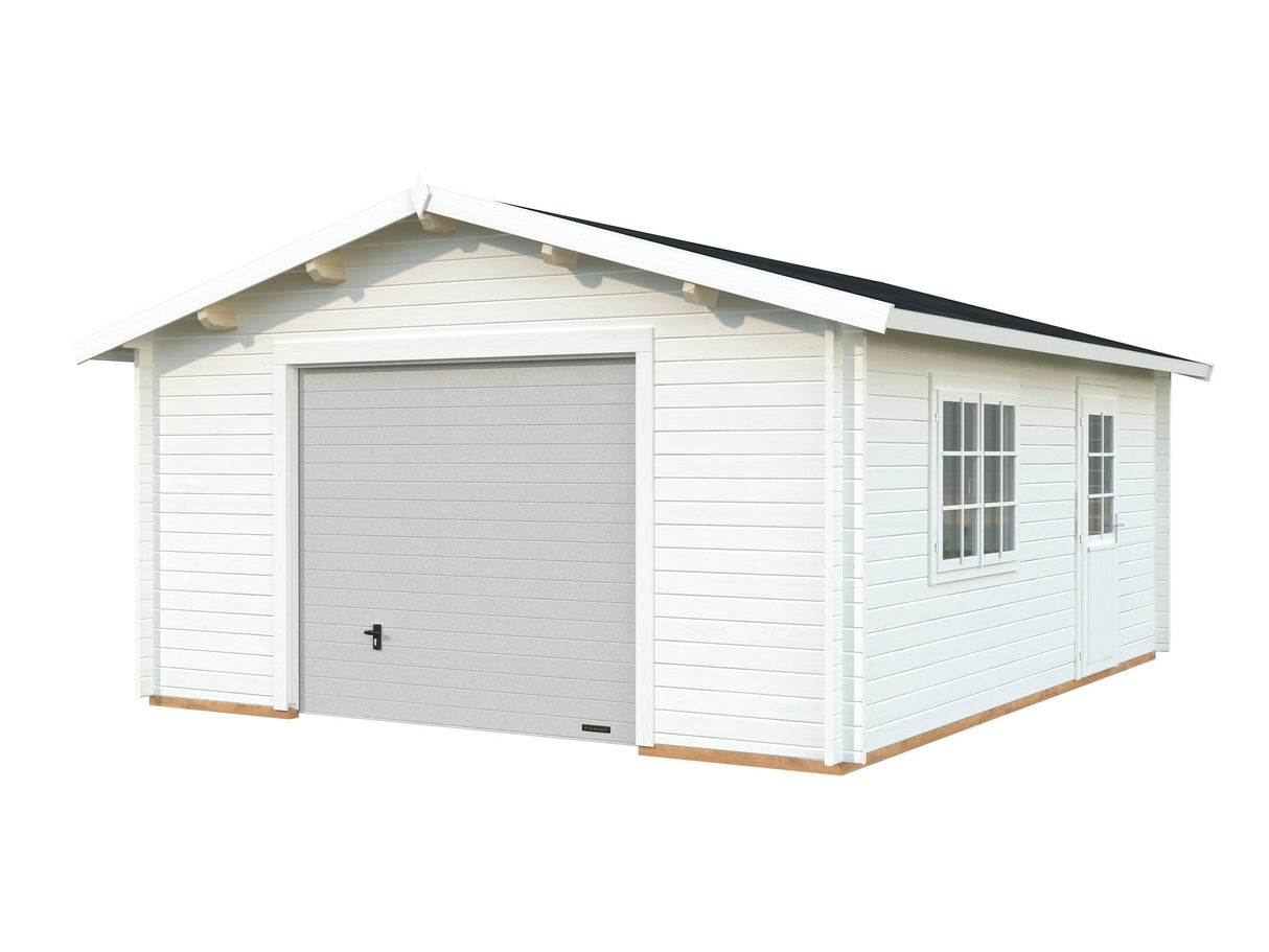 Roger 23.9m2 (4.5x5.5m | 44mm) Sektsioonuksega freespruss-garaaž