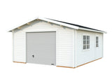 Roger 23.9m2 (4.5x5.5m | 44mm) Sektsioonuksega freespruss-garaaž