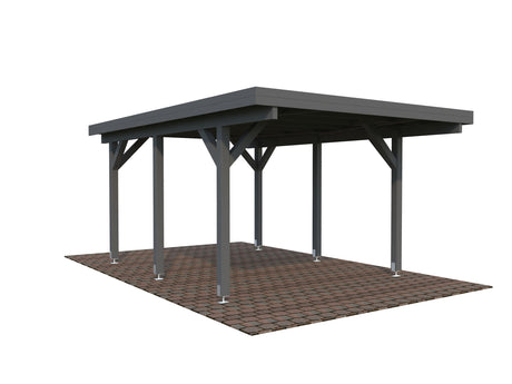Karl 11.7m2 (3.15x3.72m) Lamekatusega autovarjualune
