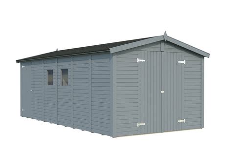 Dan 14.7m2 (2.73x5.5m | 16mm) Valmis seinaelementidest suur kaheruumiline aiakuur