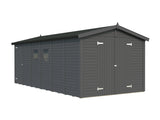 Dan 14.7m2 (2.73x5.5m | 16mm) Valmis seinaelementidest suur kaheruumiline aiakuur