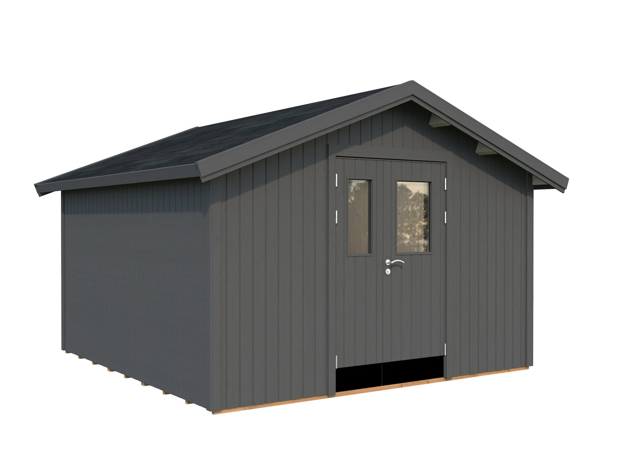 Lucas 12.1m2 (3.48x3.54m | 16mm) Valmis seinaelementidest aiakuur