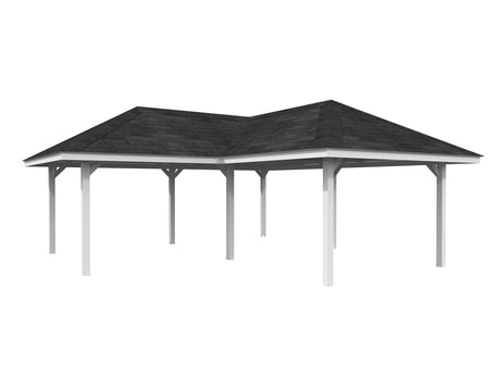 Bianca 24.9m2 (5.88x5.88m) L-kujuline püramiidkatusega paviljon