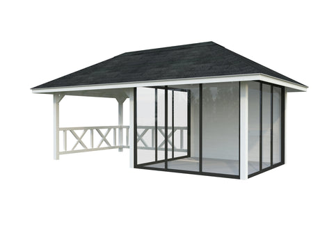 Bianca 16.6m2 Set 204/504 (5.88x3m) Lükandustega paviljon