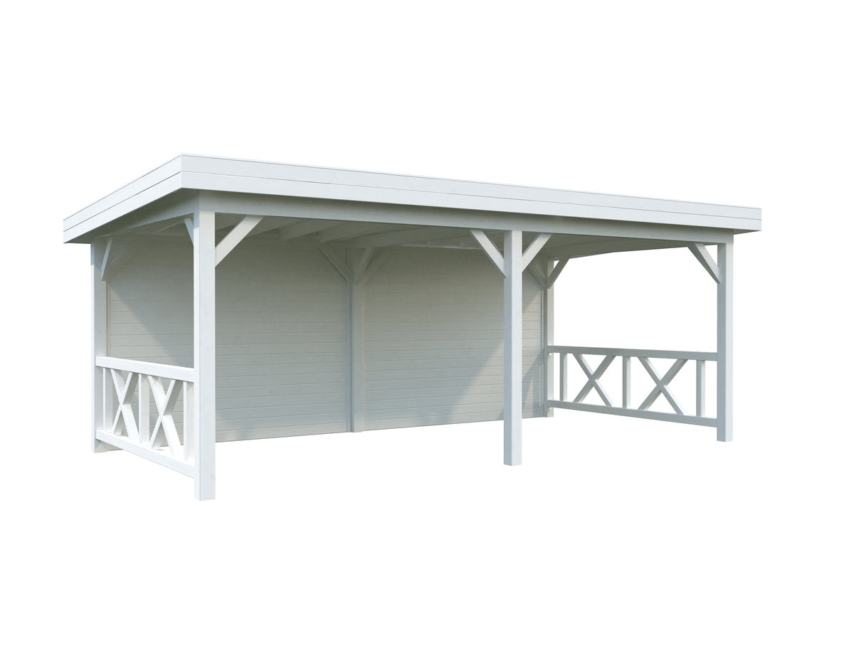 Lenna 16.6m2 Set 308 (5.88x3m) Lamekatusega suur väliköök