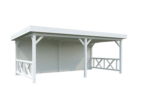 Lenna 16.6m2 Set 308 (5.88x3m) Lamekatusega suur väliköök