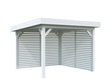 Lenna 8.3m2 Set 302 (3x3m) Lamekatuse ja võreseintega ruudukujuline paviljon