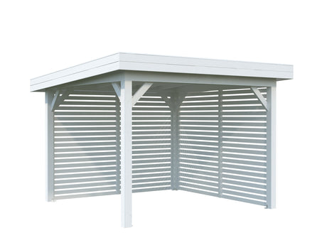 Lenna 8.3m2 Set 302 (3x3m) Lamekatuse ja võreseintega ruudukujuline paviljon