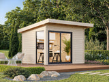 Andrea 7.5m2 Slide Plus (2.96x2.7m | 44mm) Väike modernne aiamajake
