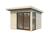Andrea 7.5m2 Slide Plus (2.96x2.7m | 44mm) Väike modernne aiamajake
